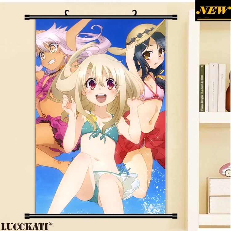 40x60 см судьба/Kaleid лайнера Prisma Илья кальмия лоли cameltoe Мультфильм Аниме Арт стены