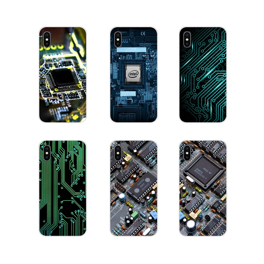 

For Huawei Mate Honor 4C 5C 5X 6X 7 7A 7C 8 9 10 8C 8X 20 Lite Pro Accessories Phone Shell Covers funny motherboard