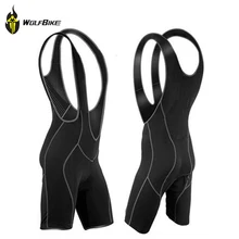WOLFBIKE мужские велошорты для велоспорта, штаны, велосипедная одежда, подтяжки, колготки, велосипедные жилеты, шорты, 3D Coolmax Pad Chothes M 3XL