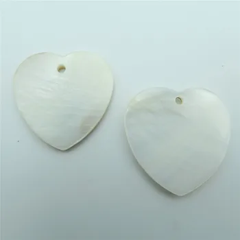 

Natural shell heart Pendants for necklace key chain for handmade supply Pendants Jewelry Findings & Components D-3-66