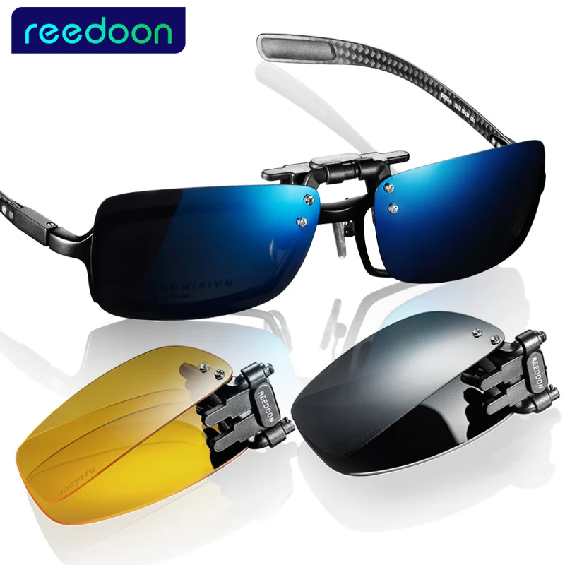 Eyeglasses Frame Sunglasses Clip Brand Polarized Lens Men Women Coating Myopia Clip Sun Glasses font b