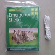 Аварийное одеяло водонепроницаемое 240*150 см дорожный набор средство для выживания на открытом воздухе кемпинг альпинистское оборудование занавес палатка снаряжение