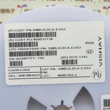 10 шт. Высокое качество SMD телевизоры SMBJ5.0CA-E3/52 600W 5V