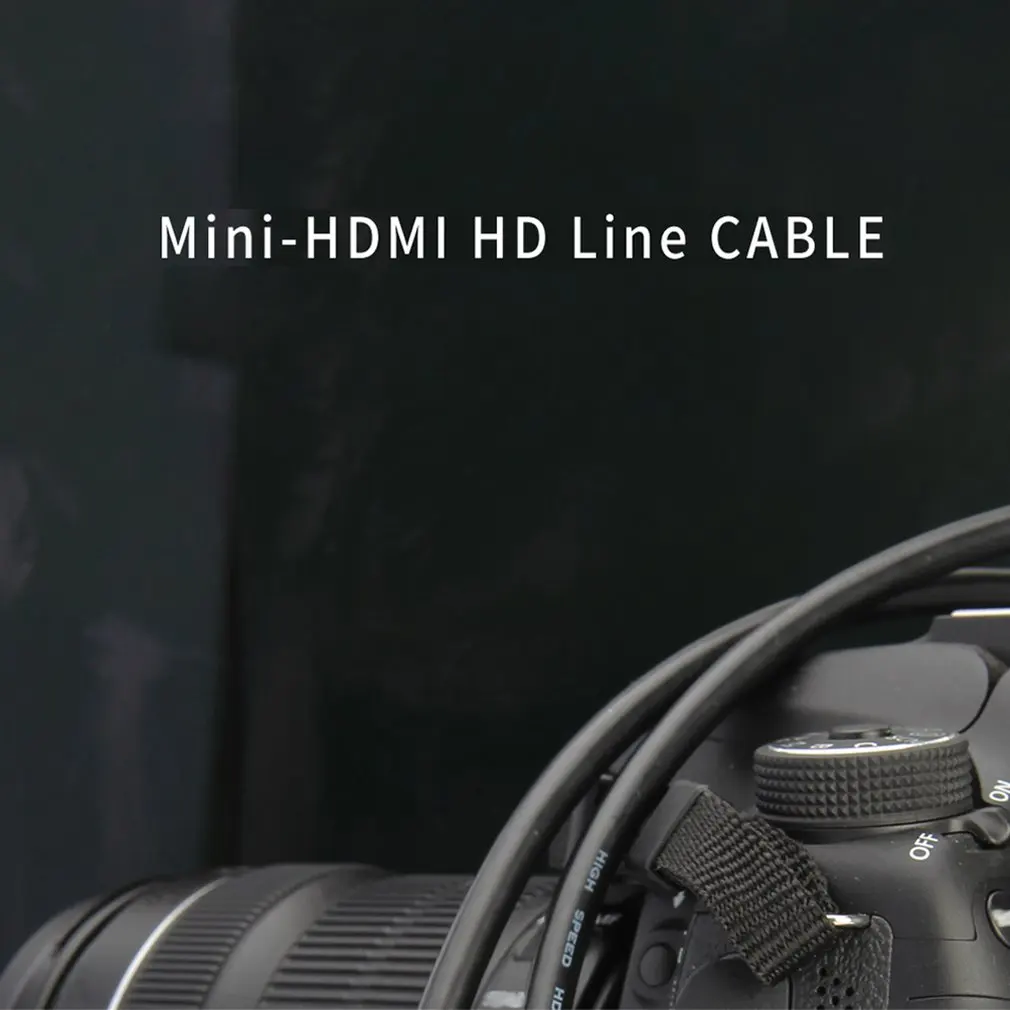 1 м, 1,5 м, 2 м, 3 м высокоскоростной позолоченный HDMI к MINI HDMI штекер HDMI кабель 1,4 Версия 1080p 3D для планшетов DVD