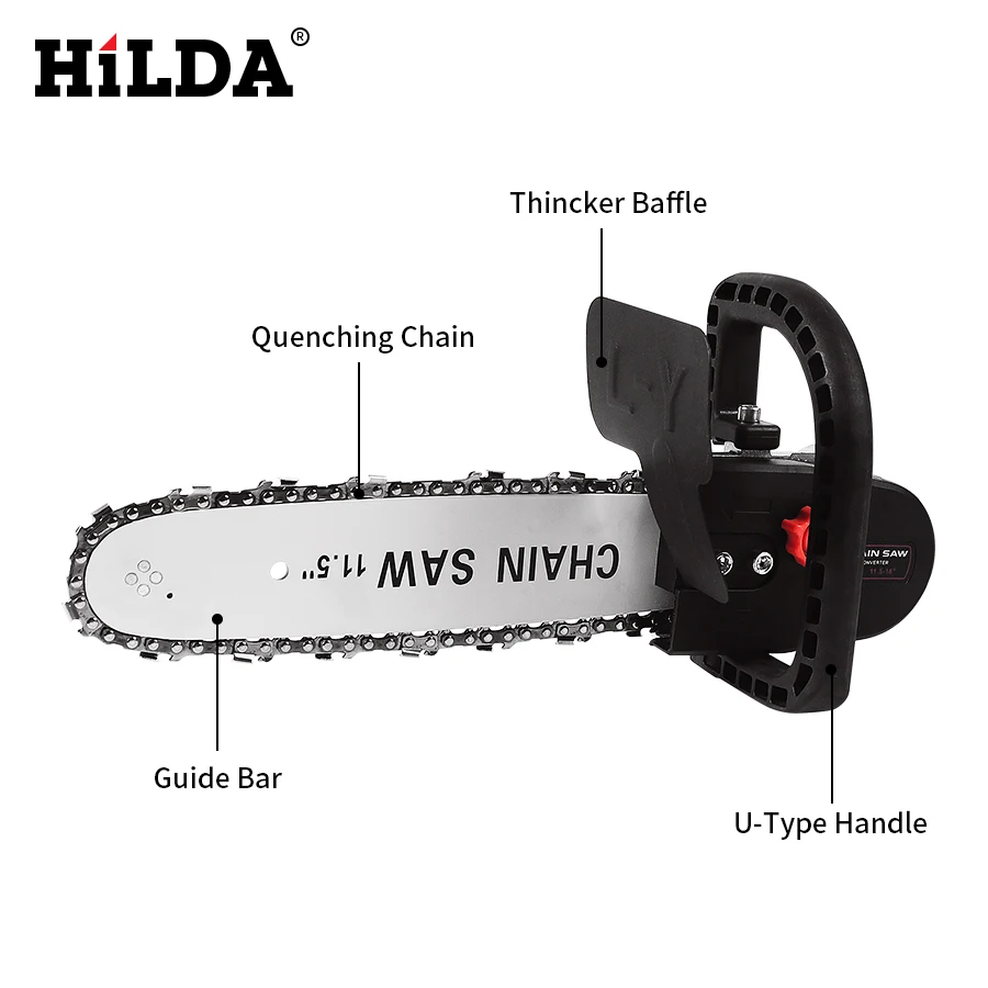 preço HILDA Multifuncional Cadeia de Serra Elétrica Conversor Suporte DIY Definido Para 10mm 4 \