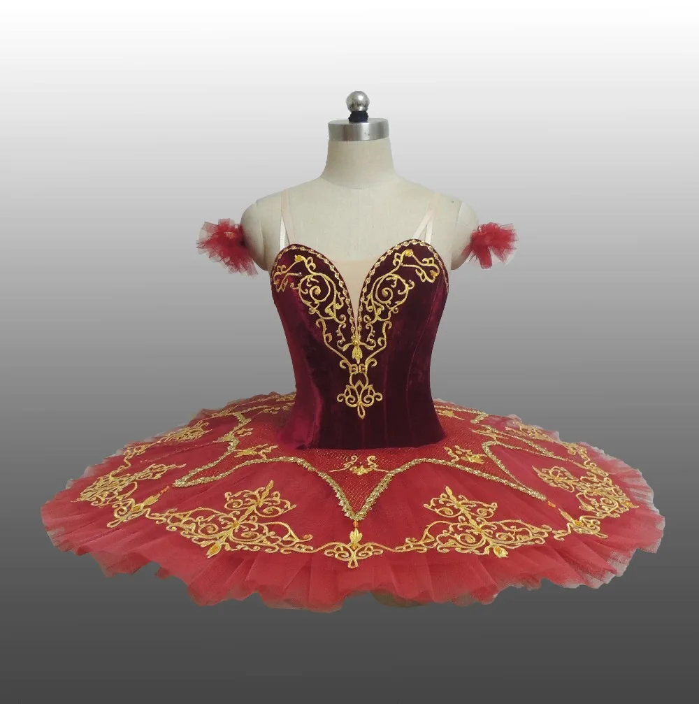 New !!!BLY1101-H !!! Girl's wine classical professional pancake ballerina tutu | Тематическая одежда и униформа