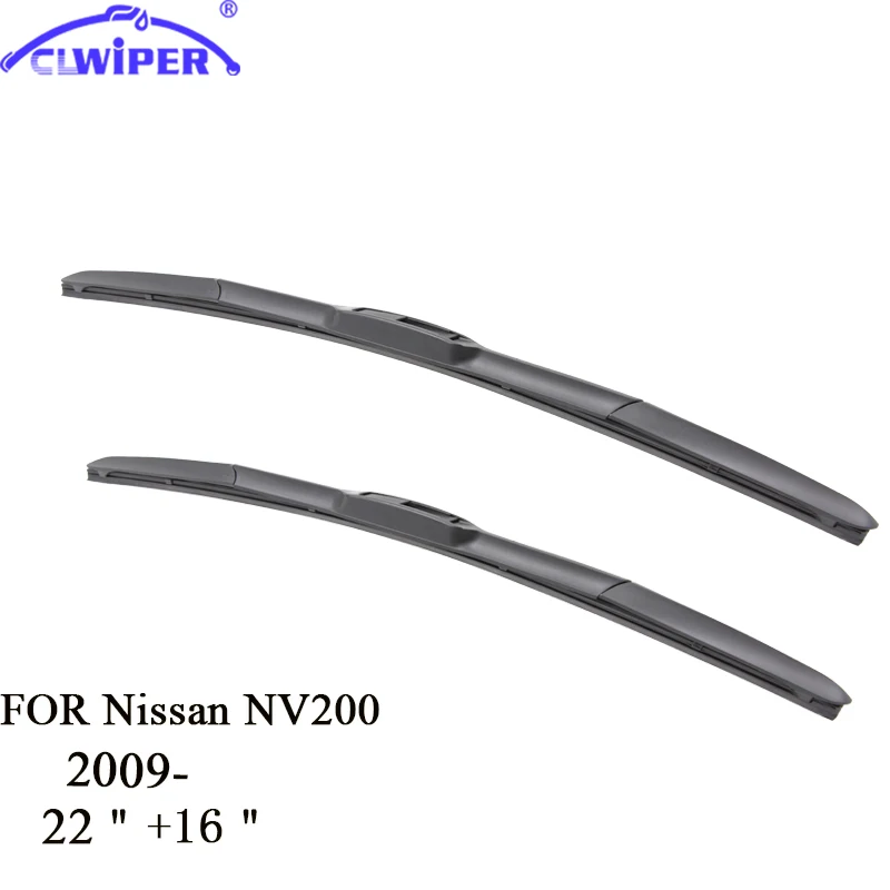 CLWIPER Wiper Blades For NISSAN NV200 (2009 ) 2010 2011 2012 2013 2014 Car Windscreen Wiper