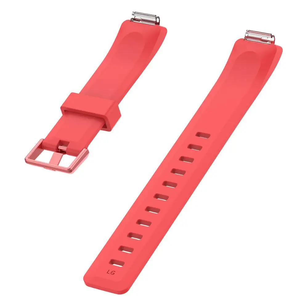 Силиконовый ремешок на запястье для Fitbit Inspire/Inspire HR трекер активности Замена для умных часов ремешок на запястье браслет - Цвет: Red