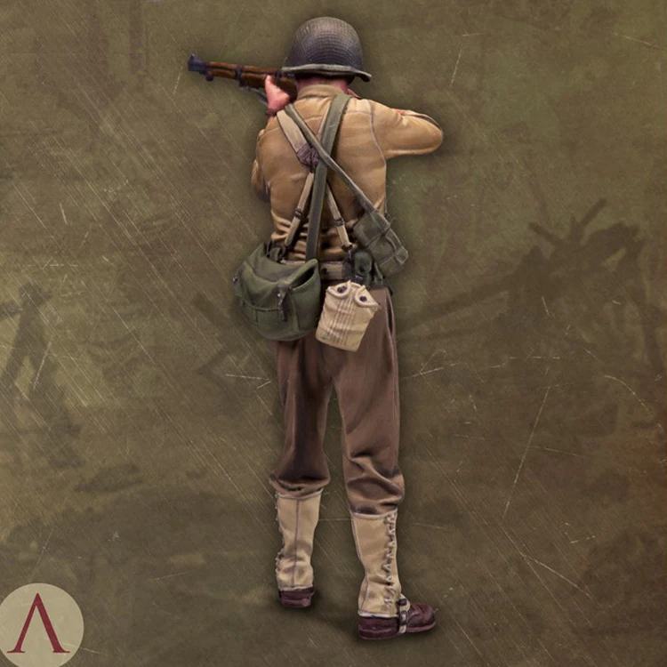 1/35 США частный полимерная модель солдата GK военная тема Второй мировой войны