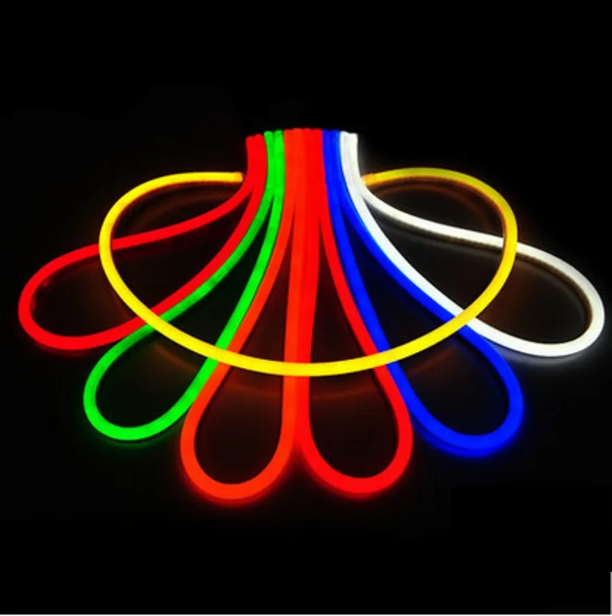 DC 12V 24V Waterproof flexible LED Neon Rope light 2835 120LEDs/m strip