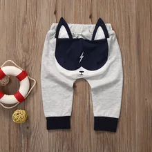 Унисекс детские длинные Брюки для девочек Новинка года милые осенние хлопковые Повседневное детские леггинсы Мотобрюки мультфильм Дамские шаровары