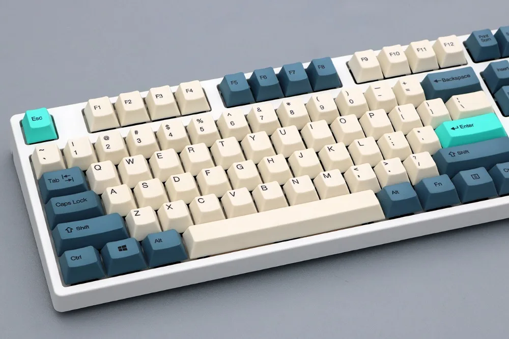 108 клавиш сублимированный pbt брелок для механической клавиатуры Cherry filco Ducky keycap Вишневый профиль продаются только брелки