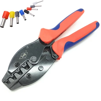 LY-35WF Manual crimping tool for cable ferrules 10-35mm2 ratchet crimping pliers for 8-2AWG wire cord end sleeves 1