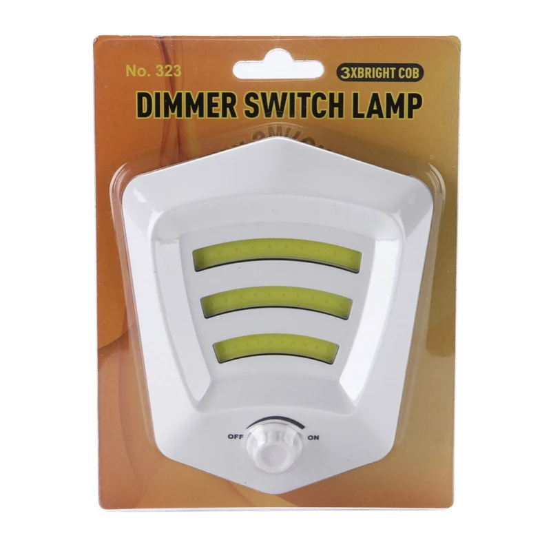 

Night Lights Dimmer lighting Ceiling Indoor corridor switch lamp light wall Lighting 3X COB LED Bright cabinet