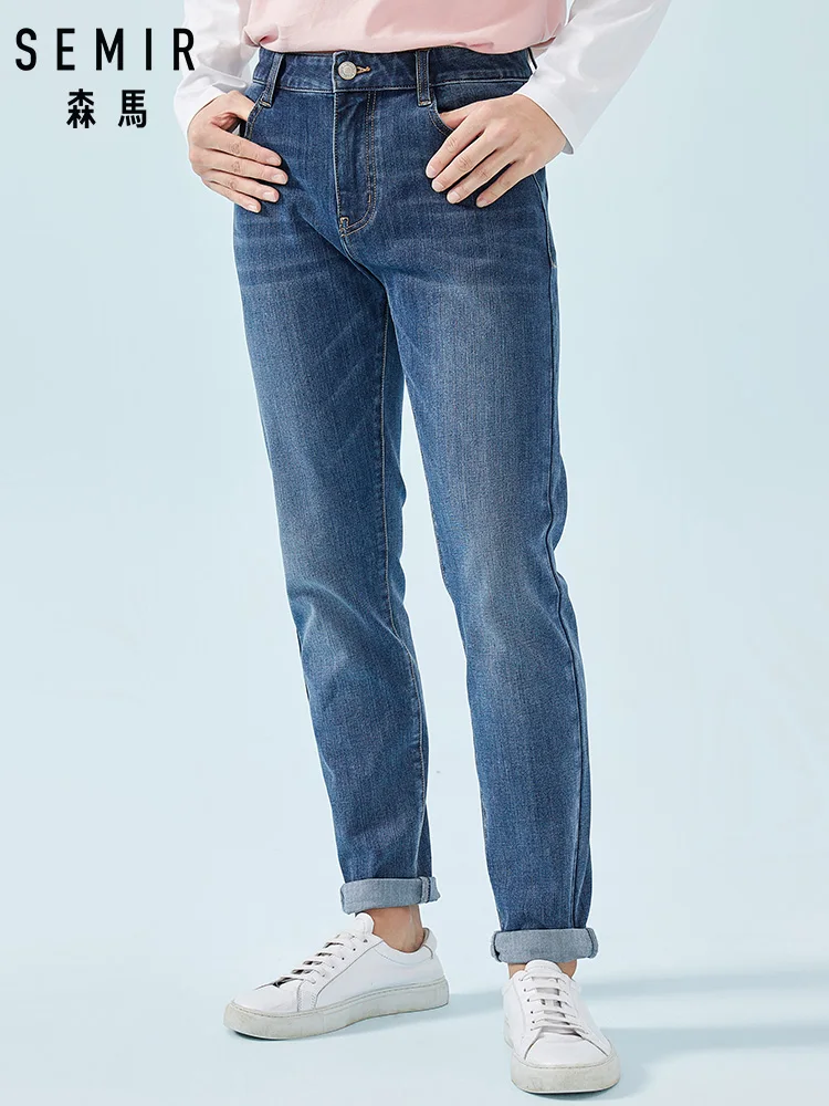 Download Best Seller SEMIR Jeans for Men Mens Stretchy Skinny Jeans in Soft Cotton Jeans in Washed Denim ...