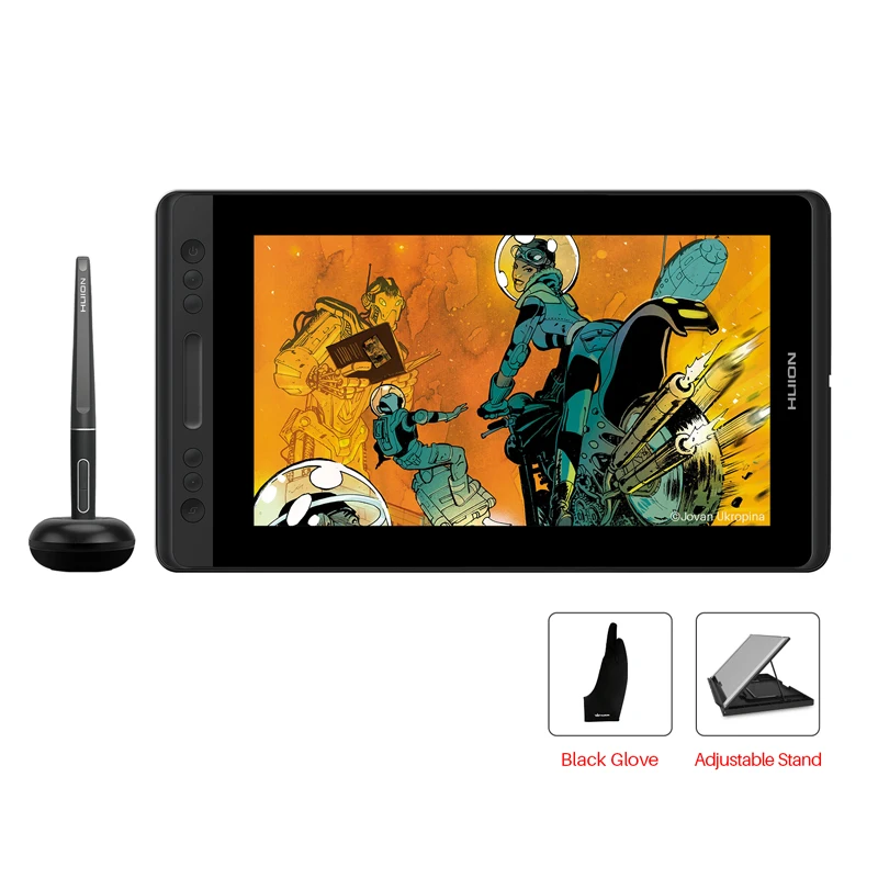 HUION Kamvas Pro 12 GT-116 Pen Tablet Monitor Art Graphics Drawing Pen Display Monitor with Free Gift Gl HUION Kamvas Pro 12 GT-116 Pen Tablet Monitor Art Graphics Drawing Pen Display Monitor with Free Gift Gl