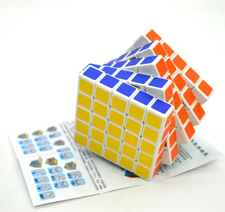 Shengshou 5x5x5 квадратная форма скоростной волшебный куб головоломка Дети Развивающие игрушки подарки