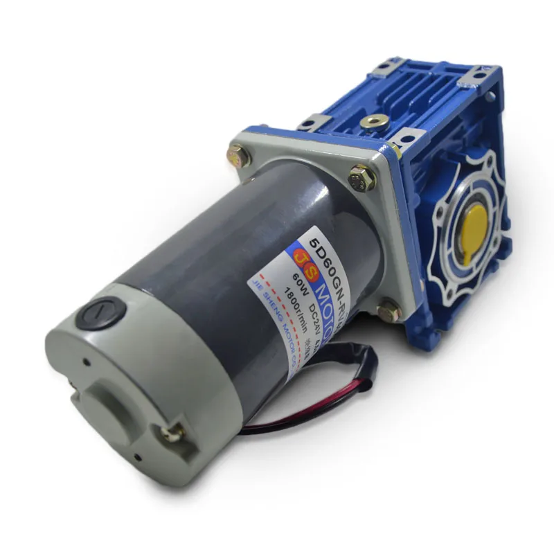 5D60GN RV30 12 В/24 В 60 Вт 1800 об/мин редукторный двигатель постоянного тока червячный