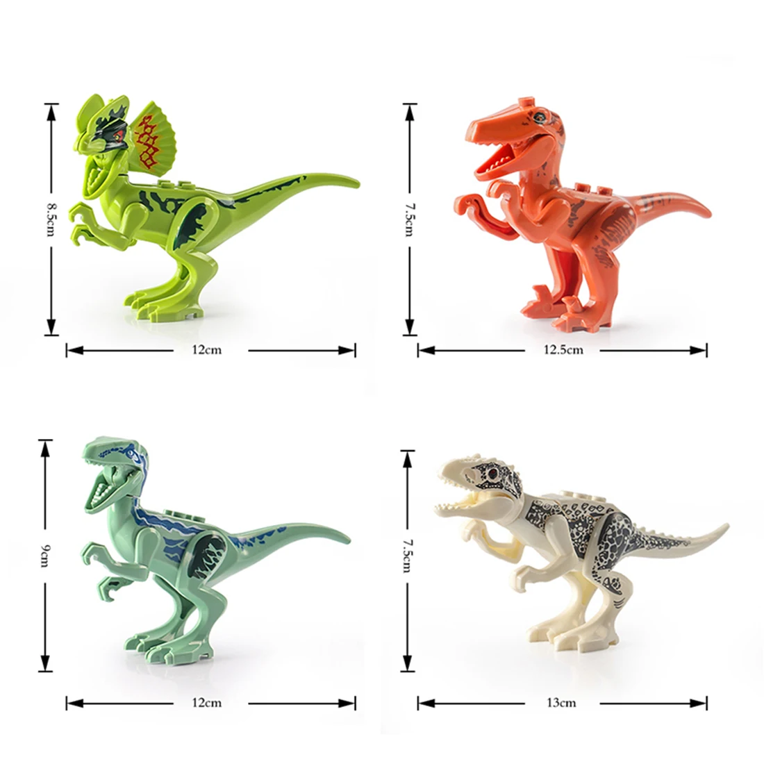 8 шт. DIY Головоломка динозавр строительные блоки игрушки для детей