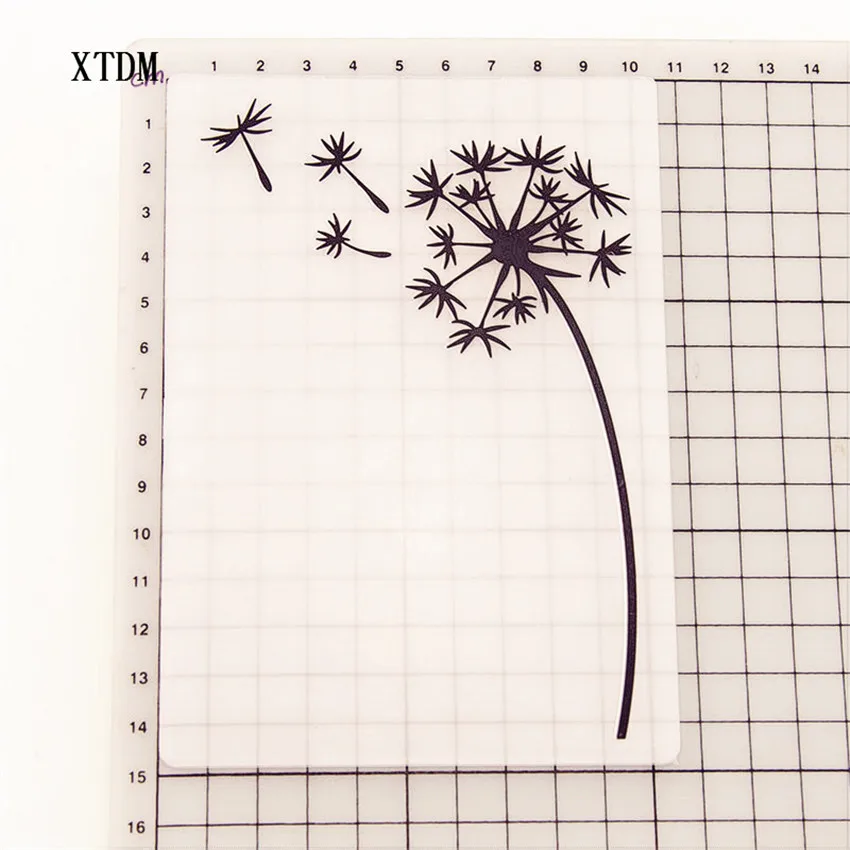 Пасхальный пластиковый шаблон одуванчика крафт карта делая бумага, карточка, альбом Свадебные украшения папки для тиснения