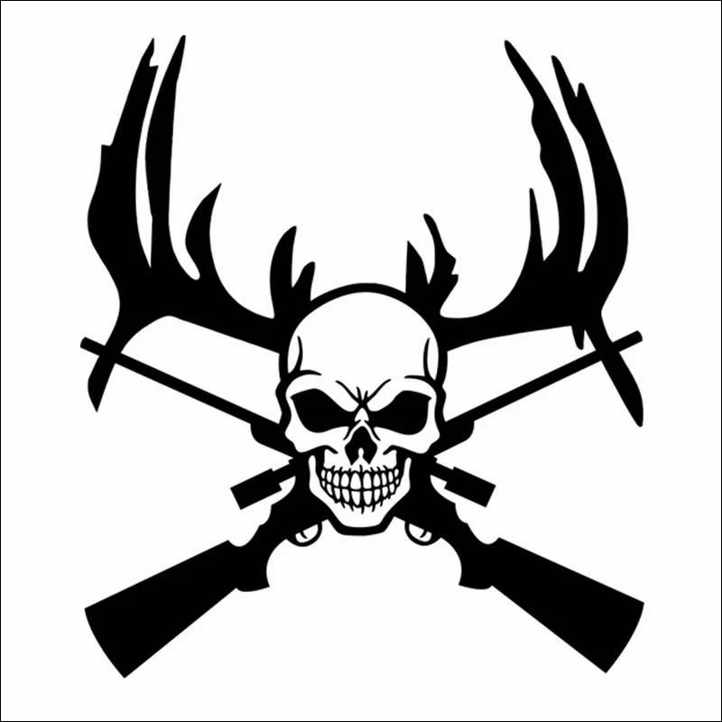 DCTAL car hunting decal interesante Hunter Caza codorniz car Decals etiqueta que cubre el Cuerpo forma hunting Sticker h-109