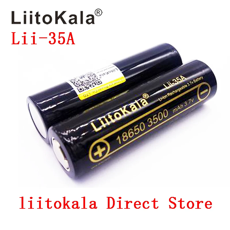 LiitoKala Lii-35A 18650 3500mAh аккумуляторная батарея 3,7 v литий-ионные батареи 18650 батарея/БПЛА