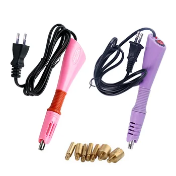 

Electric Soldering Fast Heating Hot Fix Applicator Wand Gun Hotfix Rhinestones Iron On Crystal Garment DIY Heat Fix Tools