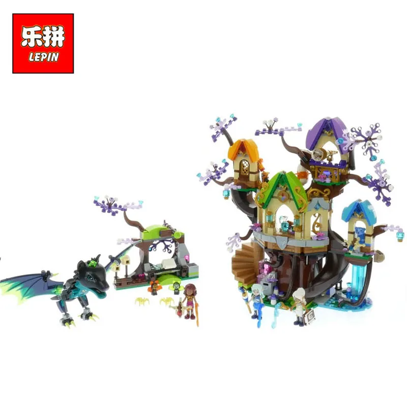 

New Lepin 30020 Friends For Girl Series elvenstar Tree Bat Attack Model Building Block Bricks Toys For Children Christmas Gifts