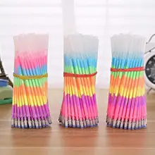 Многоцветная Радужная Акварельная ручка для студентов, школьные канцелярские принадлежности 0,5 мм/0,2 дюйма