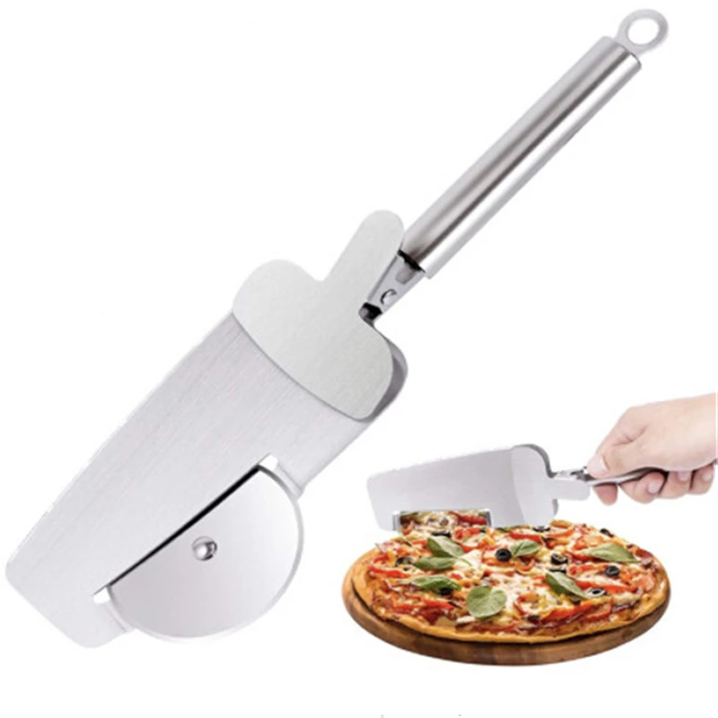 3 In 1 Multifunction Stainless Steel Pizza Cutter Pizza Cutter Wheel