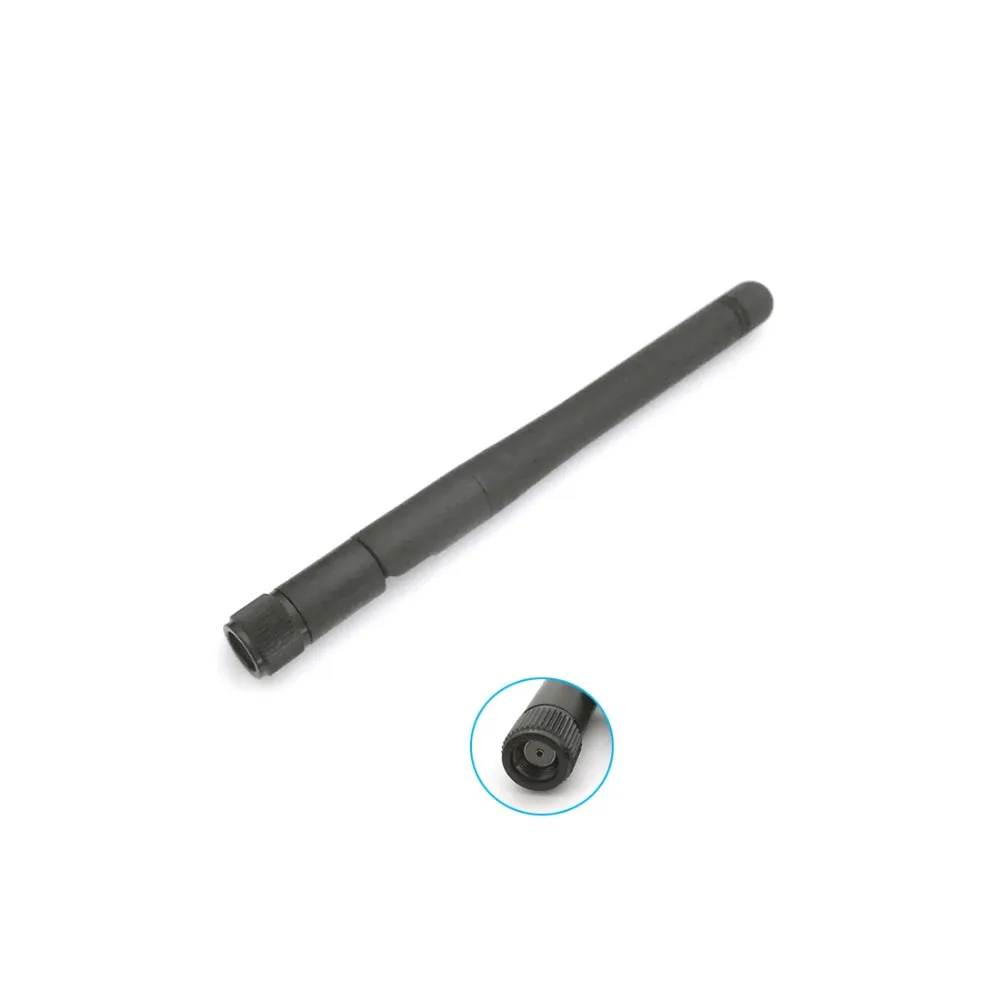 100 шт. 2 4 ГГц 3dBi Omni WIFI антенна с RP SMA штекерным соединителем для беспроводного