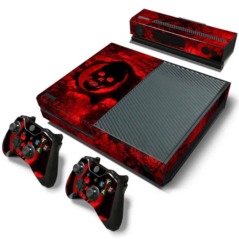 

For Microsoft XBOX One Console Skins Vinyl Sticker Protector Wrap Controllers & Kinect Cover