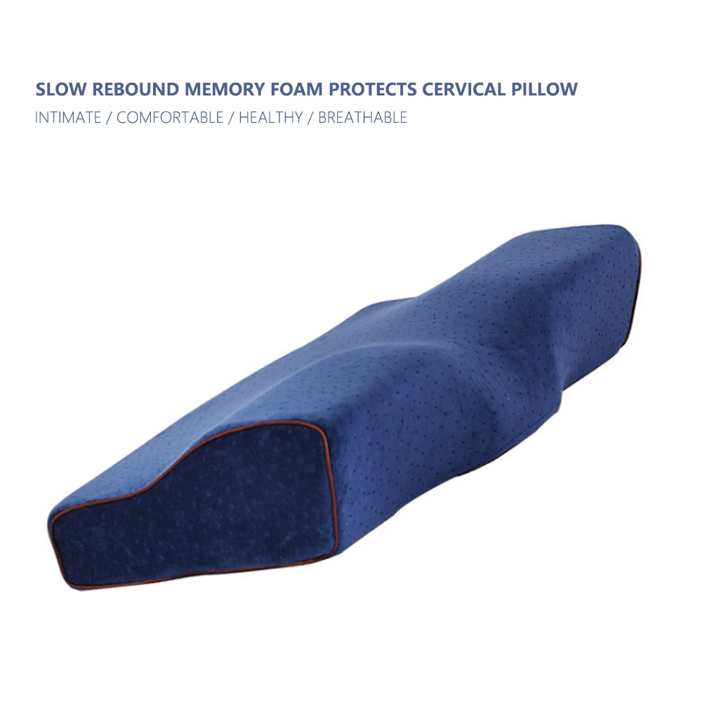 

Soft Pillow Cases Memory Foam Space Pillow Case Bag Neck Cervical Healthcare Relax The Cervical Spine Adult Slow Rebound