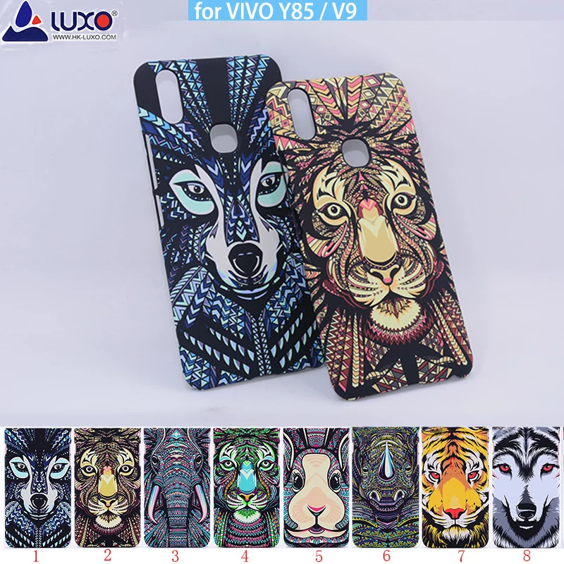 Чехол для VIVO V9 Y85 с рисунком леса короля ацтеков животных льва волка Совы из