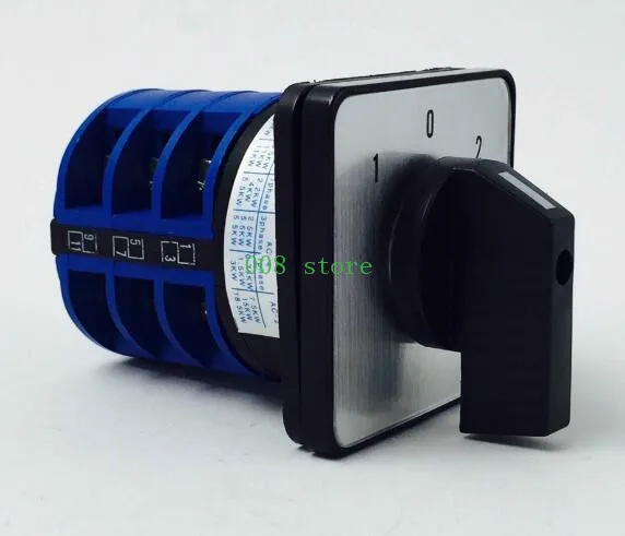 1pcs Rotary switch 3 position 660V 32A 3 phases electrical changeover cam switch YMW26-32/3 Free shipping 1pcs Rotary switch 3 position 660V 32A 3 phases electrical changeover cam switch YMW26-32/3 Free shipping