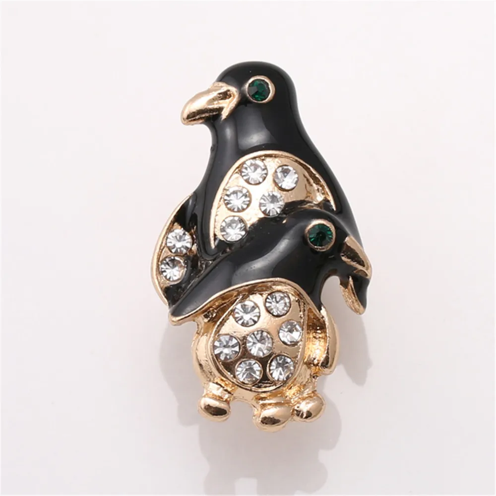 

2016 free shipping Fashion jewelryFashionable woman elegant black penguin brooch