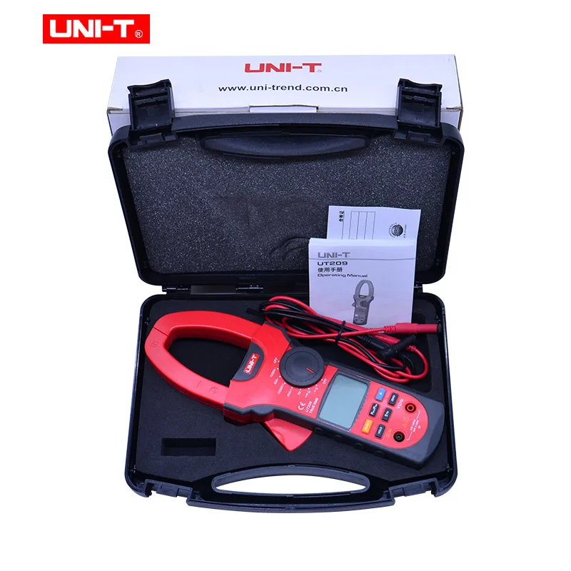 UNI T UT207/C/UT209 1000A AC/DC Цифровые токоизмерительные True RMS Амперметр