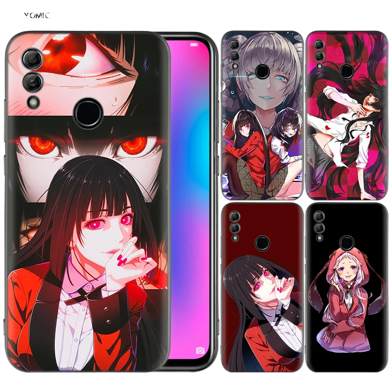 

Silicone Cover Case for Huawei Honor 10 9 Lite 8X 8C 8A Y6 Y7 Y9 7A Pro Prime 7C 2018 2019 V20 Kakegurui