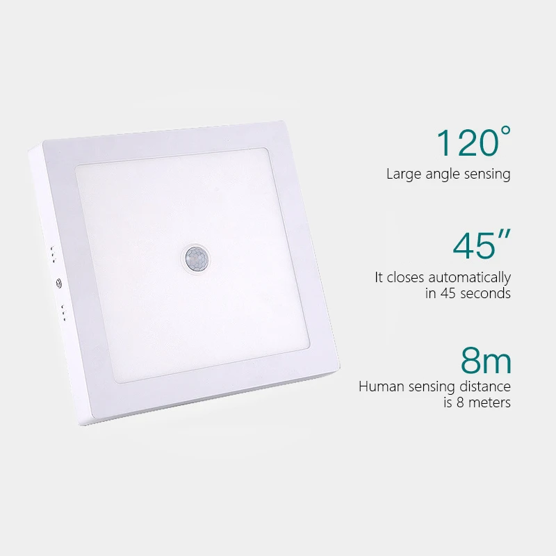 Lâmpadas de Teto de Led Luzes de Teto Sala de Estar Superfície Montado Motion Sensor Night Light 6 w - 12 18 24w Moderno Varanda Corredor Pir 9 Luzes e Iluminação
