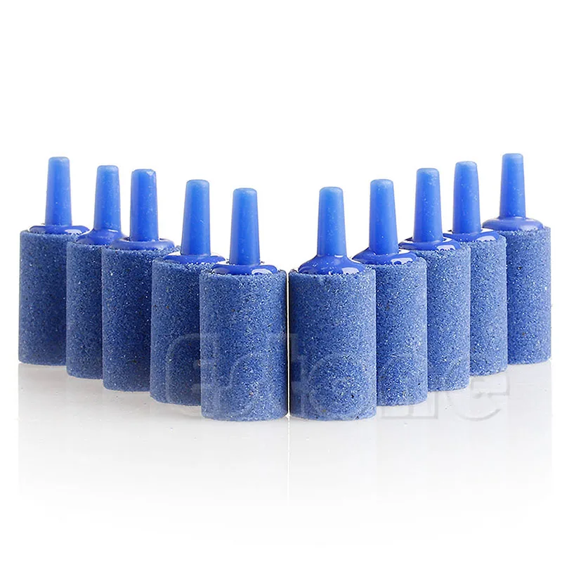 

10pcs Cylinder Aquarium Bubble Fish Tank Air Stone Fish Tank Aeration Aerator