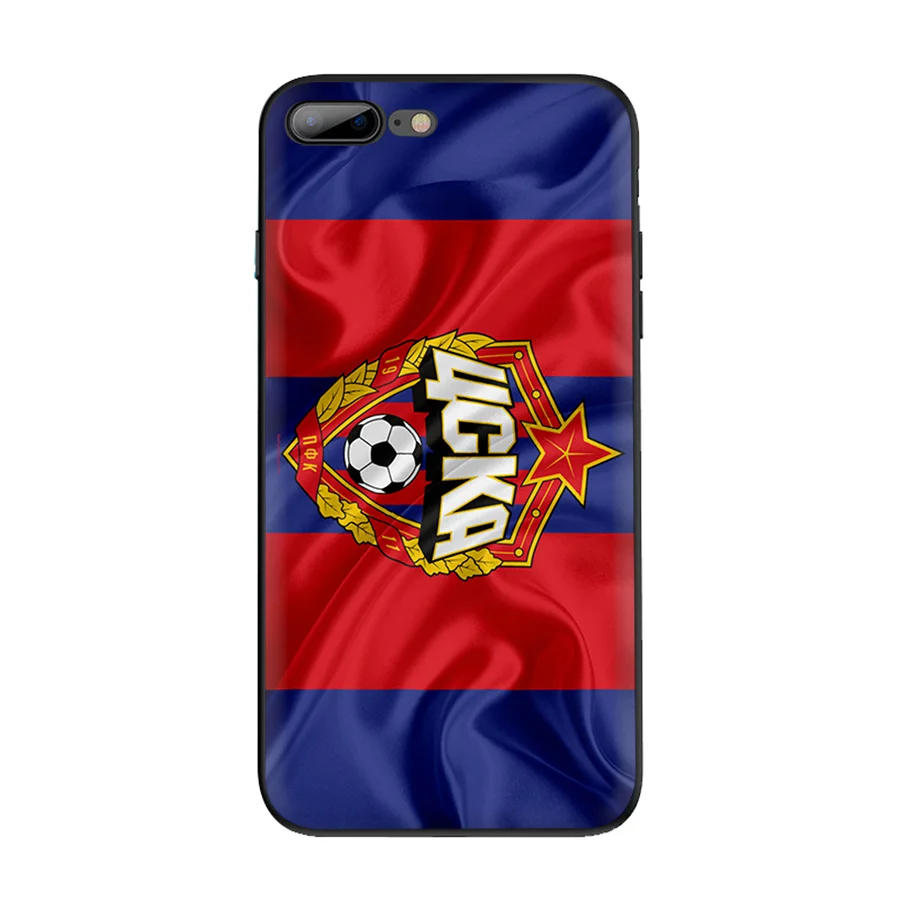 Чехол для телефона ЦСКА, москвийский клуб, для iPhone 11 Pro X, XR, XS, Max, XR, iPhone 6, 6s, 7, 8 Plus, 5, 5S, SE, защитный чехол из ТПУ