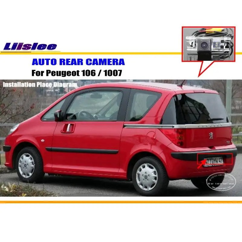 Liislee для Peugeot 106 / 1007 Автомобильная камера заднего вида/задняя парковочная