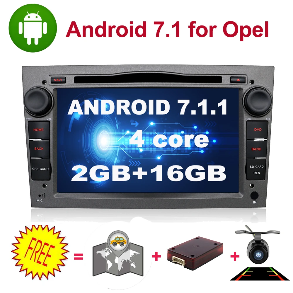 

car multimedia Android 8.1 2Din Car DVD AUTORADIO NAVIGATION For Vauxhall Opel Astra H G Vectra Antara Zafira Corsa WIFI 3/4G BT