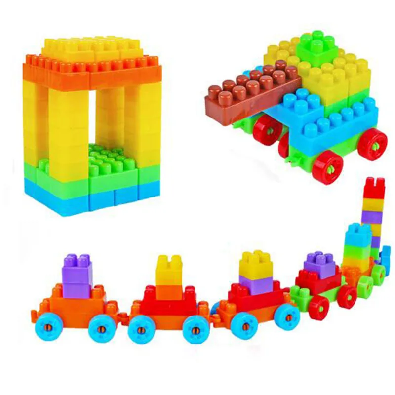 DIY Plastic Foundation Bricks Large Particle Building Blocks Accessories Compatible With Legoing Duploe Toys For Children Gifts