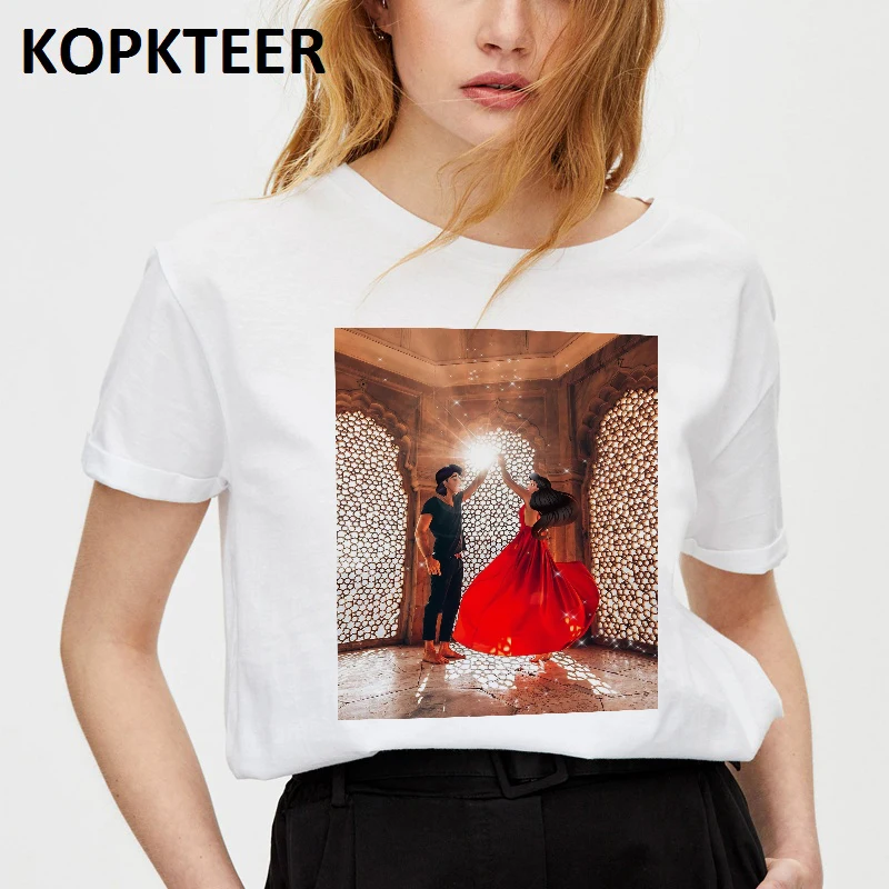 

Women Clothes 2019 New Cotton Harajuku Tshirt Fashion Princess Dance Print Aesthetics Tee Shirt Femme Vogue Tops Camiseta Mujer
