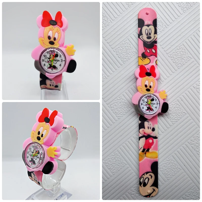 Красивые часы для девочек, детские розовые Мультяшные аниме часы, красочные резиновые наручные часы для девочек, детские часы Montre Enfant
