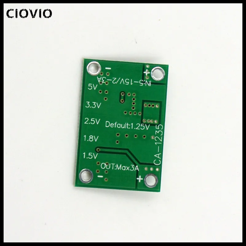 DC DC Step Down Power Module 5-15V To 1.25V1.5V1.8V2.5V3.3V5V Universal Adjustable Buck Voltage    