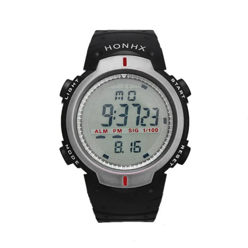 

Relogio masculino 2018 New arrival Waterproof Outdoor Mountaineering Sports Men Digital LED Quartz Wrist Watch erkek kol saati