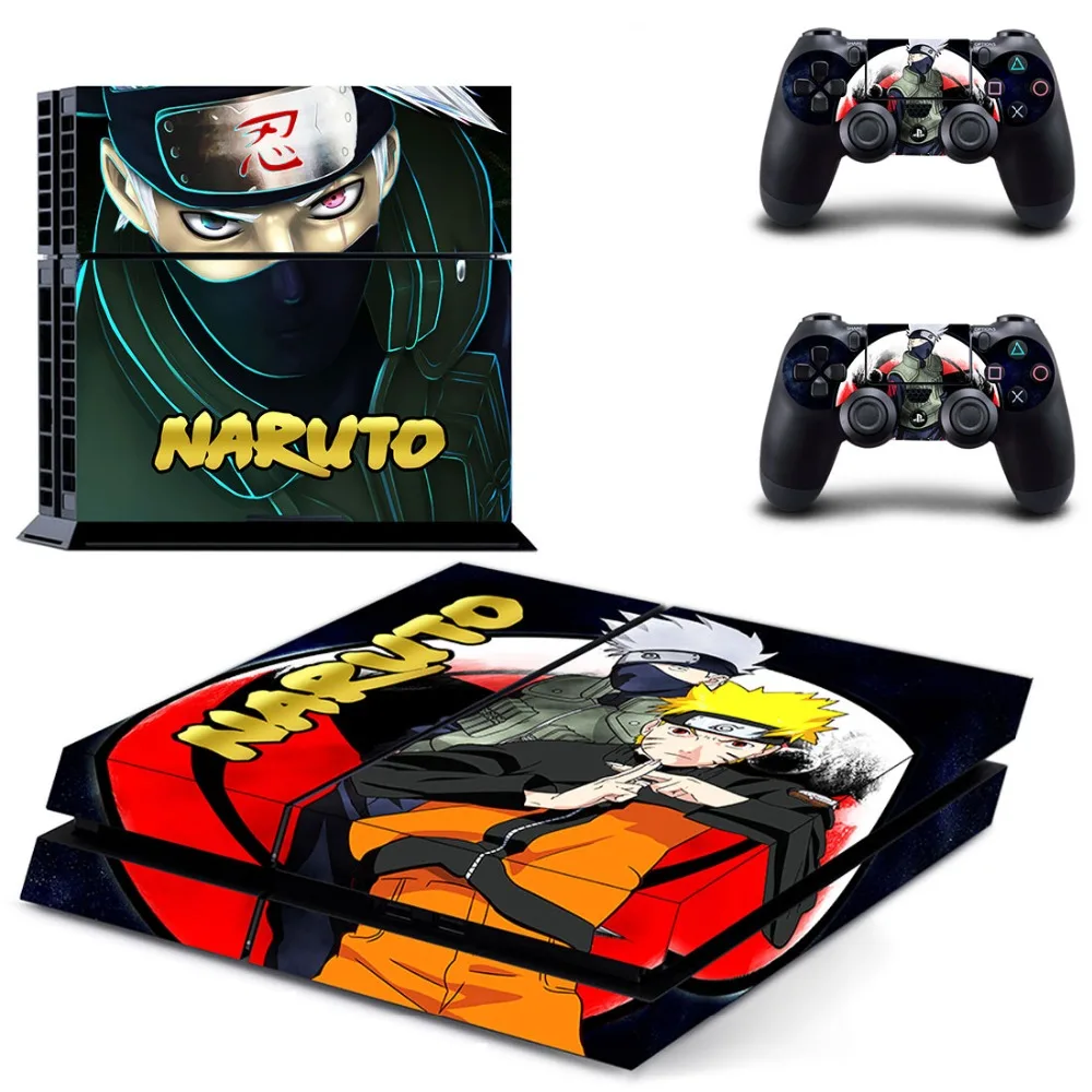 Аниме Наруто к Boruto наклейка для PS4 виниловая наклейка, стикер для sony Playstation 4 консоли и 2 контроллеры наклейка для PS4 Стикеры