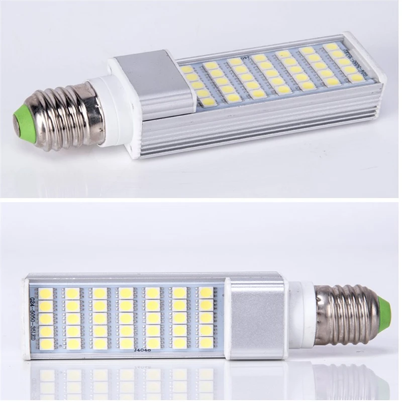 5W 25PCS 5050 LED E27/G24 12 V/24 V/36 V 85 265Vac led лампа кукурузы 124mm горизонтальная для стола